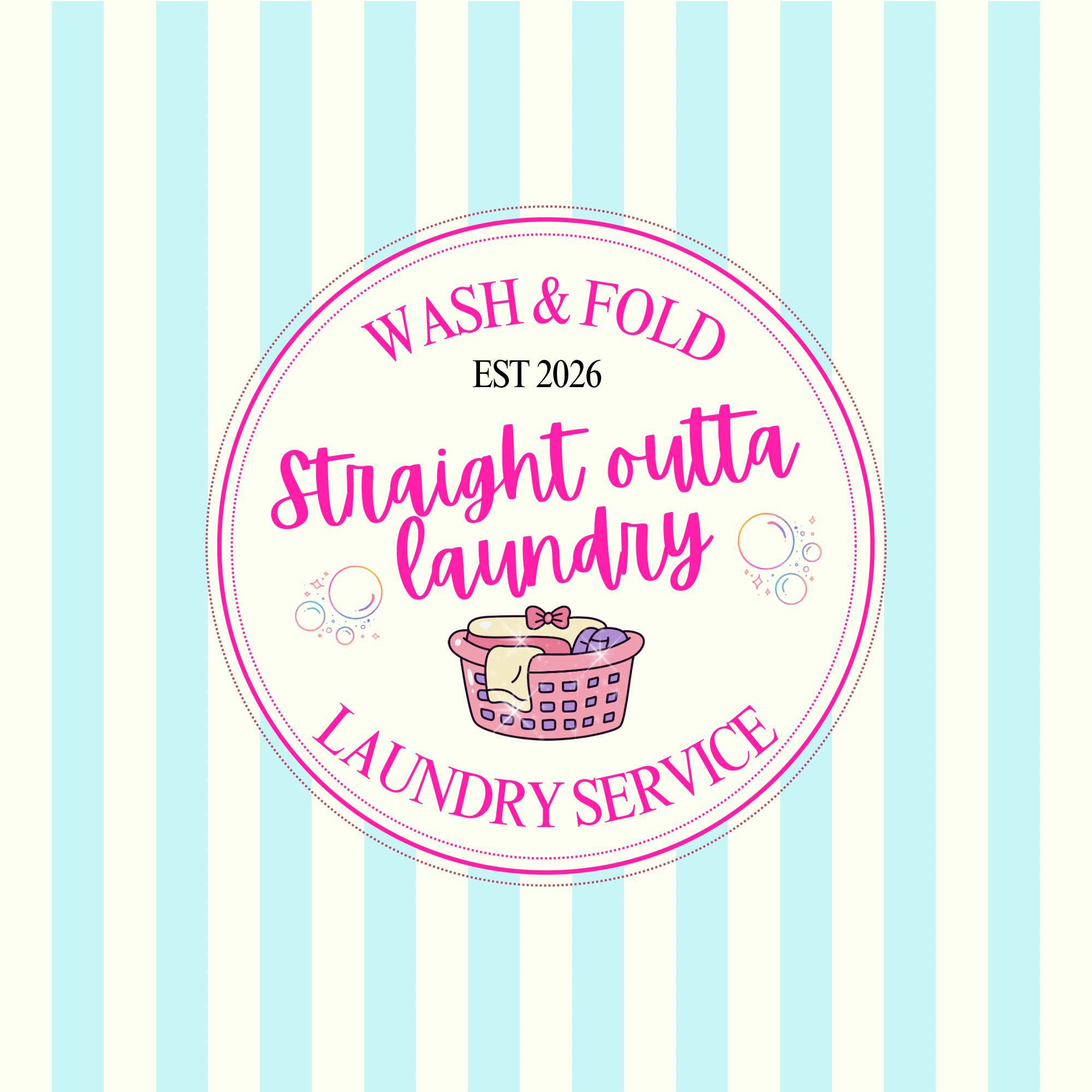 Straight Outta Laundry logo